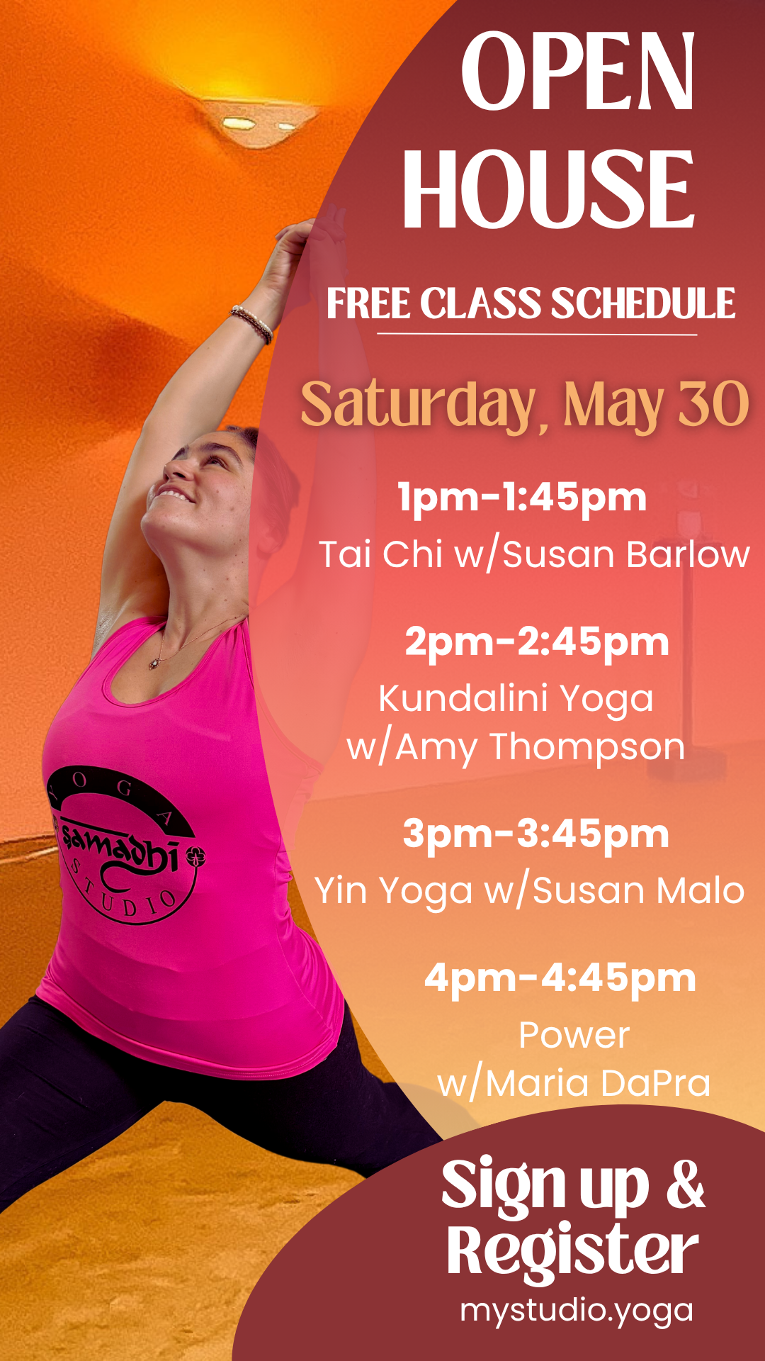 Purple Modern Yoga Class Schedule Instagram Story (3)